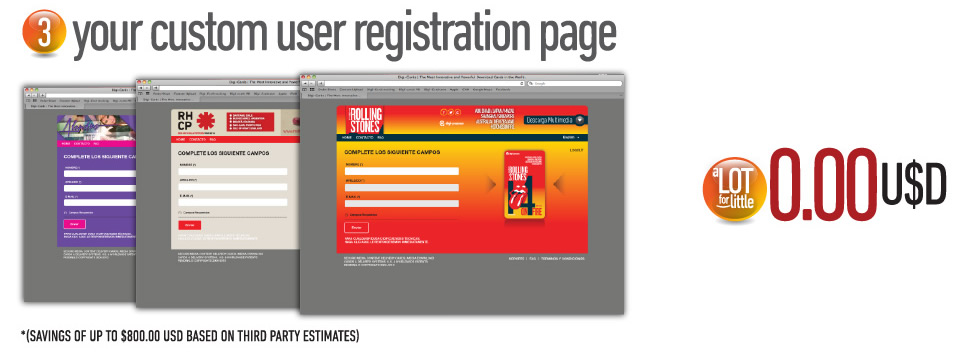 Your custom user registration page